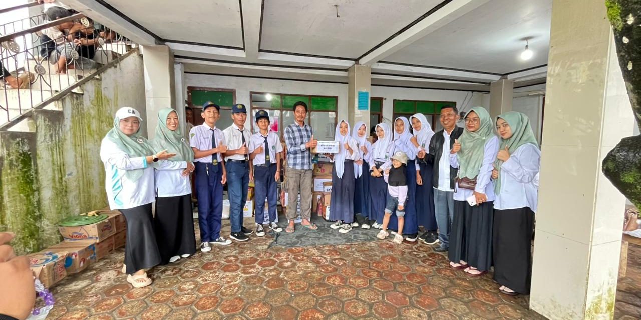 Donasi Bencana Alam Pemalang Selatan di Desa Penakir Kecamatan Pulosari