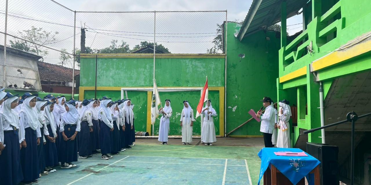 Pelantikan osis masa bhakti 2026 – 2027 MTs Salafiyah Kalimas